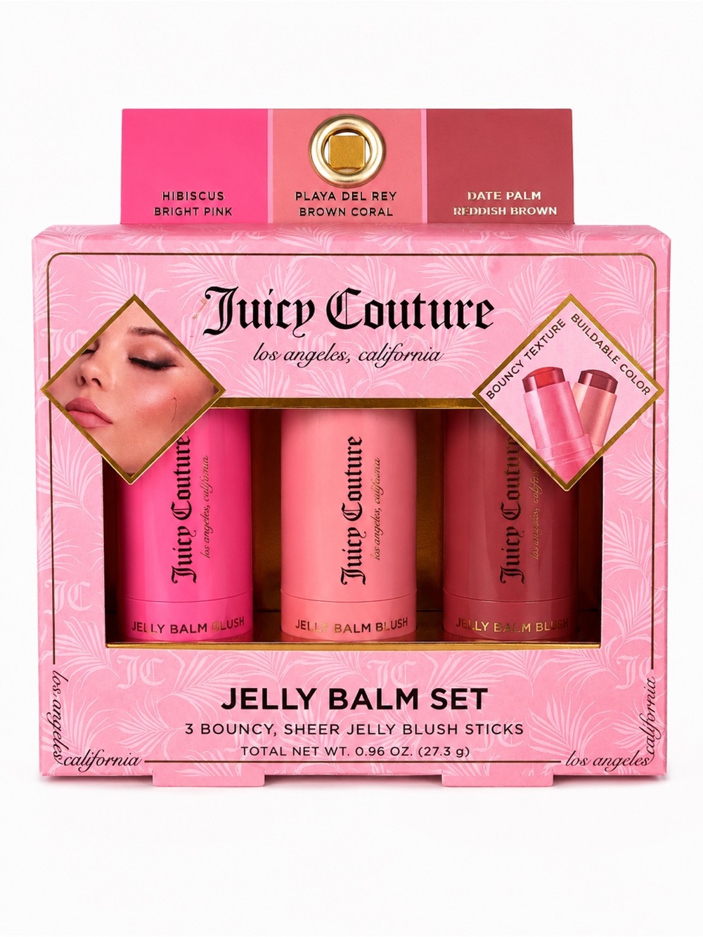 🌺Juicy Couture Balm Blush Stick 3-Piece Set